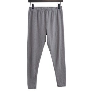 No Boundaries Leggings Womens L Gray Elastic Waist Stretch Casual Leisurewear